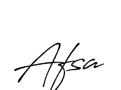 Afsa stylish signature style. Best Handwritten Sign (Antro_Vectra_Bolder) for my name. Handwritten Signature Collection Ideas for my name Afsa. Afsa signature style 7 images and pictures png