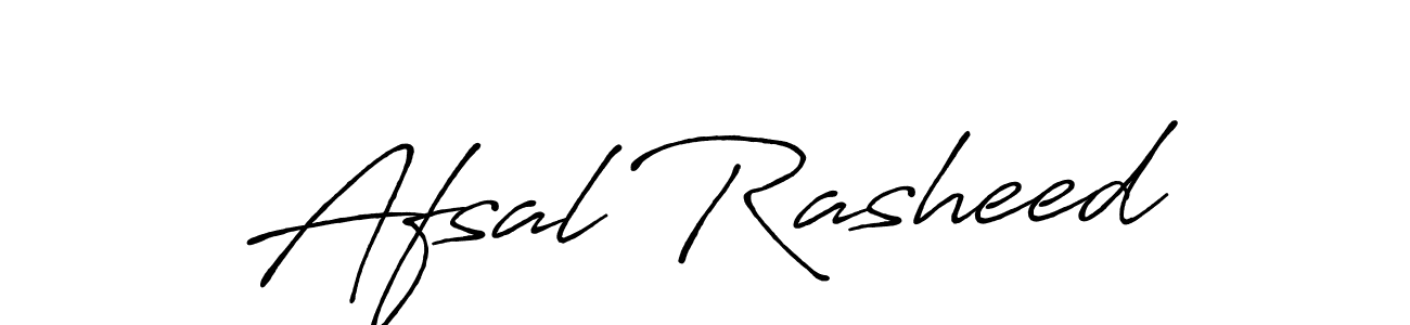 Create a beautiful signature design for name Afsal Rasheed. With this signature (Antro_Vectra_Bolder) fonts, you can make a handwritten signature for free. Afsal Rasheed signature style 7 images and pictures png