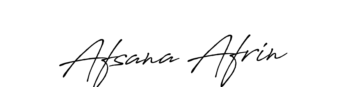 Design your own signature with our free online signature maker. With this signature software, you can create a handwritten (Antro_Vectra_Bolder) signature for name Afsana Afrin. Afsana Afrin signature style 7 images and pictures png