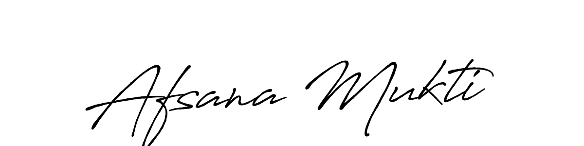 Use a signature maker to create a handwritten signature online. With this signature software, you can design (Antro_Vectra_Bolder) your own signature for name Afsana Mukti. Afsana Mukti signature style 7 images and pictures png