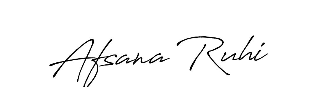 Create a beautiful signature design for name Afsana Ruhi. With this signature (Antro_Vectra_Bolder) fonts, you can make a handwritten signature for free. Afsana Ruhi signature style 7 images and pictures png