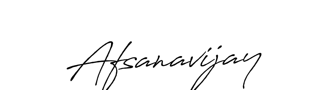 How to make Afsanavijay name signature. Use Antro_Vectra_Bolder style for creating short signs online. This is the latest handwritten sign. Afsanavijay signature style 7 images and pictures png