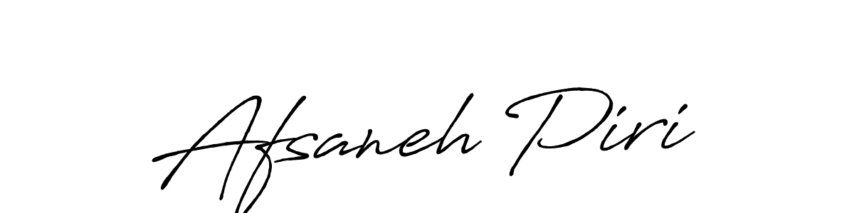 The best way (Antro_Vectra_Bolder) to make a short signature is to pick only two or three words in your name. The name Afsaneh Piri include a total of six letters. For converting this name. Afsaneh Piri signature style 7 images and pictures png