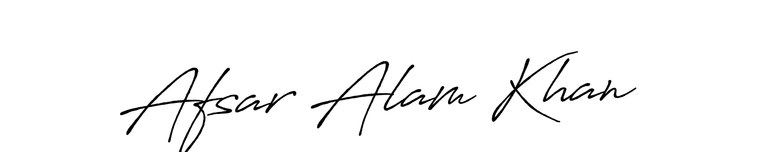 Use a signature maker to create a handwritten signature online. With this signature software, you can design (Antro_Vectra_Bolder) your own signature for name Afsar Alam Khan. Afsar Alam Khan signature style 7 images and pictures png