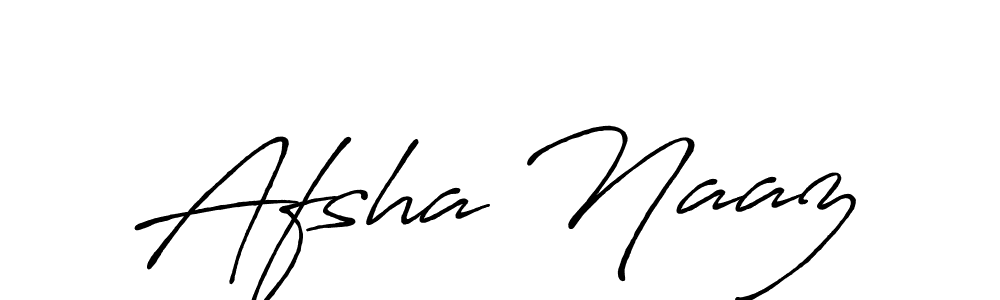 It looks lik you need a new signature style for name Afsha Naaz. Design unique handwritten (Antro_Vectra_Bolder) signature with our free signature maker in just a few clicks. Afsha Naaz signature style 7 images and pictures png