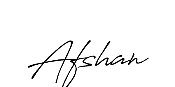 Create a beautiful signature design for name Afshan. With this signature (Antro_Vectra_Bolder) fonts, you can make a handwritten signature for free. Afshan signature style 7 images and pictures png