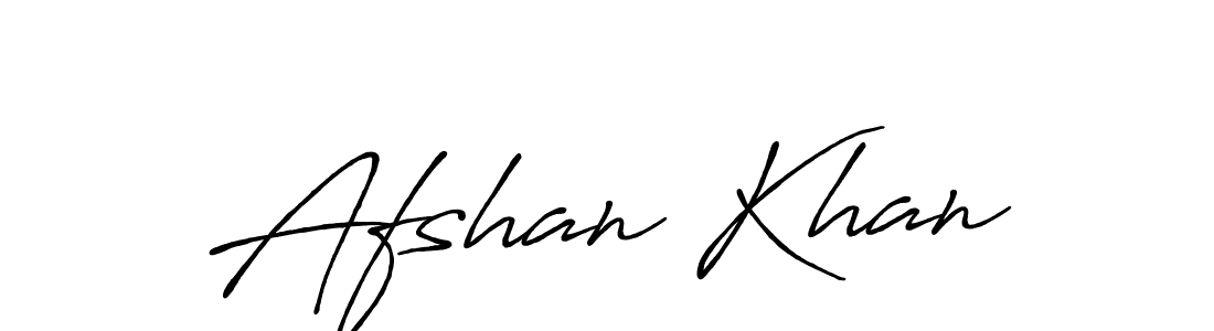 How to make Afshan Khan signature? Antro_Vectra_Bolder is a professional autograph style. Create handwritten signature for Afshan Khan name. Afshan Khan signature style 7 images and pictures png