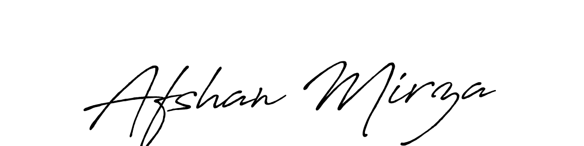 How to Draw Afshan Mirza signature style? Antro_Vectra_Bolder is a latest design signature styles for name Afshan Mirza. Afshan Mirza signature style 7 images and pictures png