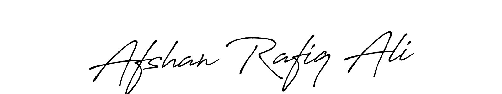 Afshan Rafiq Ali stylish signature style. Best Handwritten Sign (Antro_Vectra_Bolder) for my name. Handwritten Signature Collection Ideas for my name Afshan Rafiq Ali. Afshan Rafiq Ali signature style 7 images and pictures png