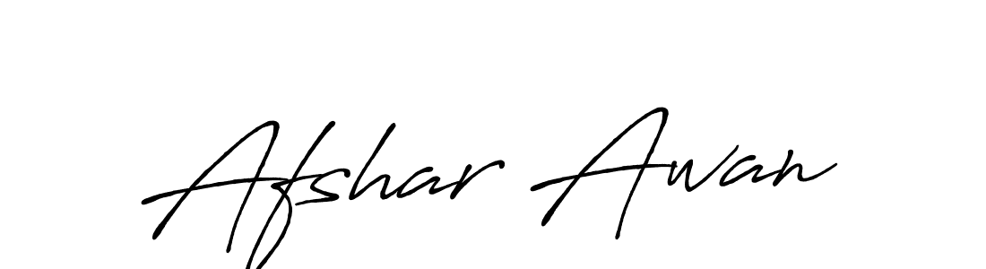 The best way (Antro_Vectra_Bolder) to make a short signature is to pick only two or three words in your name. The name Afshar Awan include a total of six letters. For converting this name. Afshar Awan signature style 7 images and pictures png