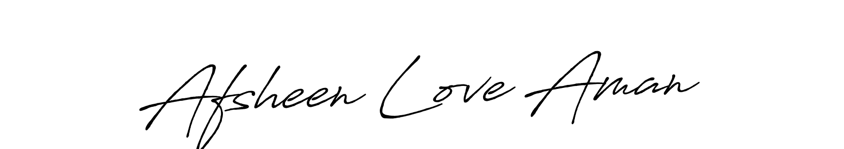 Use a signature maker to create a handwritten signature online. With this signature software, you can design (Antro_Vectra_Bolder) your own signature for name Afsheen Love Aman. Afsheen Love Aman signature style 7 images and pictures png