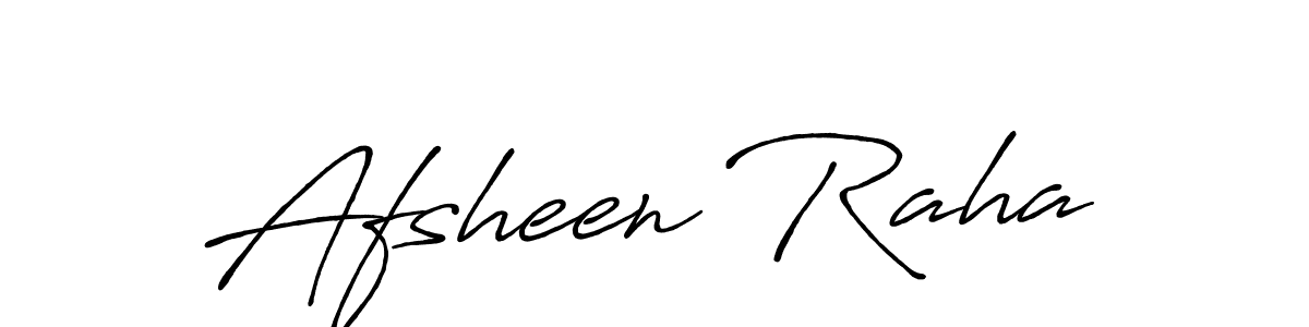 Use a signature maker to create a handwritten signature online. With this signature software, you can design (Antro_Vectra_Bolder) your own signature for name Afsheen Raha. Afsheen Raha signature style 7 images and pictures png