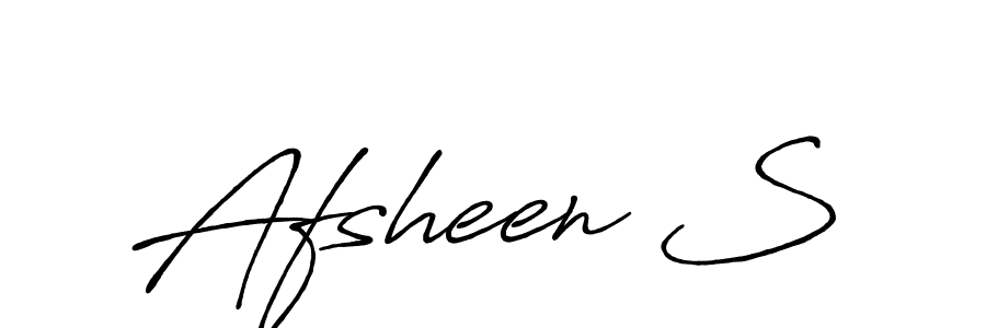 You should practise on your own different ways (Antro_Vectra_Bolder) to write your name (Afsheen S) in signature. don't let someone else do it for you. Afsheen S signature style 7 images and pictures png