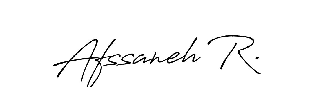 Also we have Afssaneh R. name is the best signature style. Create professional handwritten signature collection using Antro_Vectra_Bolder autograph style. Afssaneh R. signature style 7 images and pictures png