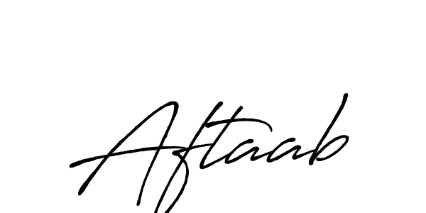 Aftaab stylish signature style. Best Handwritten Sign (Antro_Vectra_Bolder) for my name. Handwritten Signature Collection Ideas for my name Aftaab. Aftaab signature style 7 images and pictures png