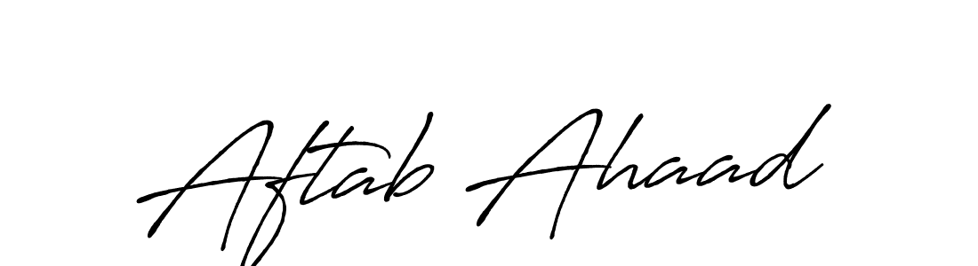 The best way (Antro_Vectra_Bolder) to make a short signature is to pick only two or three words in your name. The name Aftab Ahaad include a total of six letters. For converting this name. Aftab Ahaad signature style 7 images and pictures png