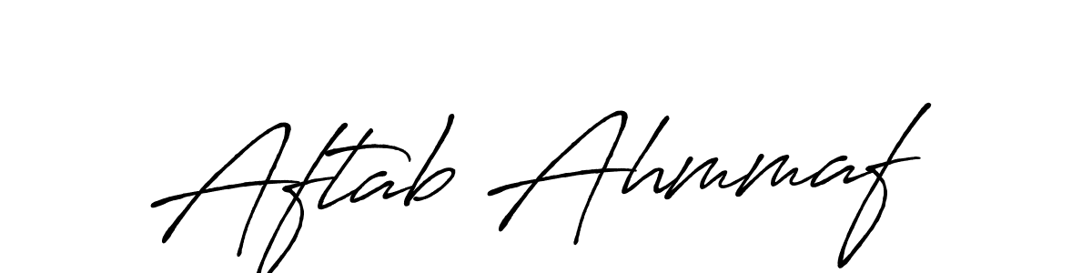 You should practise on your own different ways (Antro_Vectra_Bolder) to write your name (Aftab Ahmmaf) in signature. don't let someone else do it for you. Aftab Ahmmaf signature style 7 images and pictures png