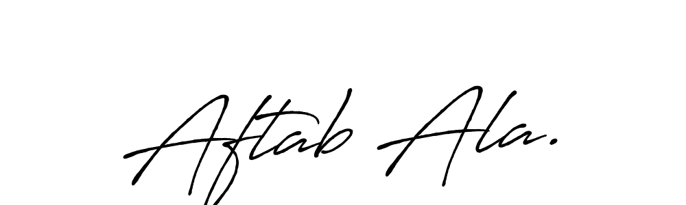 Also we have Aftab Ala. name is the best signature style. Create professional handwritten signature collection using Antro_Vectra_Bolder autograph style. Aftab Ala. signature style 7 images and pictures png