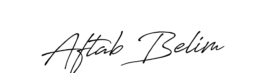 The best way (Antro_Vectra_Bolder) to make a short signature is to pick only two or three words in your name. The name Aftab Belim include a total of six letters. For converting this name. Aftab Belim signature style 7 images and pictures png