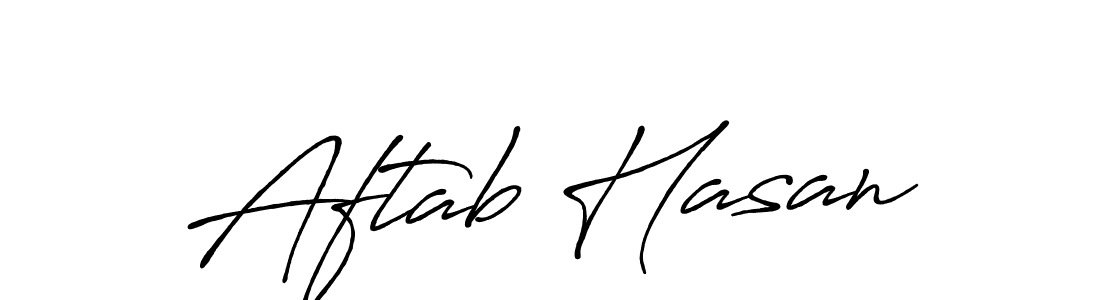 The best way (Antro_Vectra_Bolder) to make a short signature is to pick only two or three words in your name. The name Aftab Hasan include a total of six letters. For converting this name. Aftab Hasan signature style 7 images and pictures png