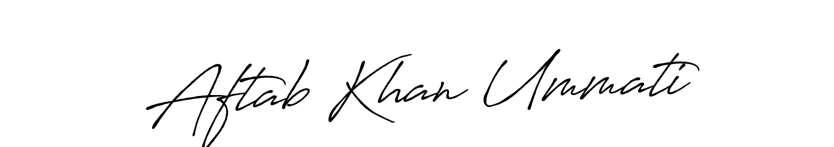 Make a beautiful signature design for name Aftab Khan Ummati. Use this online signature maker to create a handwritten signature for free. Aftab Khan Ummati signature style 7 images and pictures png