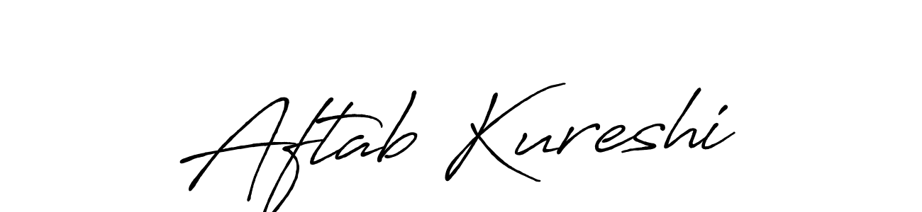 Once you've used our free online signature maker to create your best signature Antro_Vectra_Bolder style, it's time to enjoy all of the benefits that Aftab Kureshi name signing documents. Aftab Kureshi signature style 7 images and pictures png