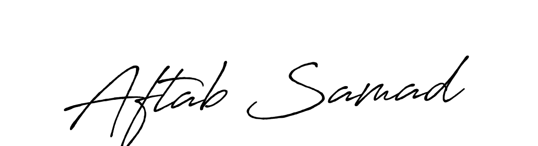 This is the best signature style for the Aftab Samad name. Also you like these signature font (Antro_Vectra_Bolder). Mix name signature. Aftab Samad signature style 7 images and pictures png