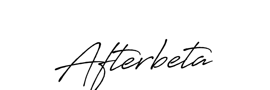 Afterbeta stylish signature style. Best Handwritten Sign (Antro_Vectra_Bolder) for my name. Handwritten Signature Collection Ideas for my name Afterbeta. Afterbeta signature style 7 images and pictures png