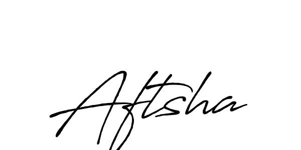 It looks lik you need a new signature style for name Aftsha. Design unique handwritten (Antro_Vectra_Bolder) signature with our free signature maker in just a few clicks. Aftsha signature style 7 images and pictures png