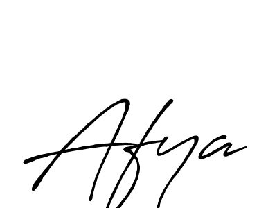 Make a beautiful signature design for name Afya. With this signature (Antro_Vectra_Bolder) style, you can create a handwritten signature for free. Afya signature style 7 images and pictures png