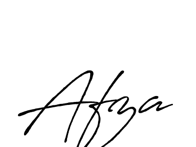 Design your own signature with our free online signature maker. With this signature software, you can create a handwritten (Antro_Vectra_Bolder) signature for name Afza. Afza signature style 7 images and pictures png