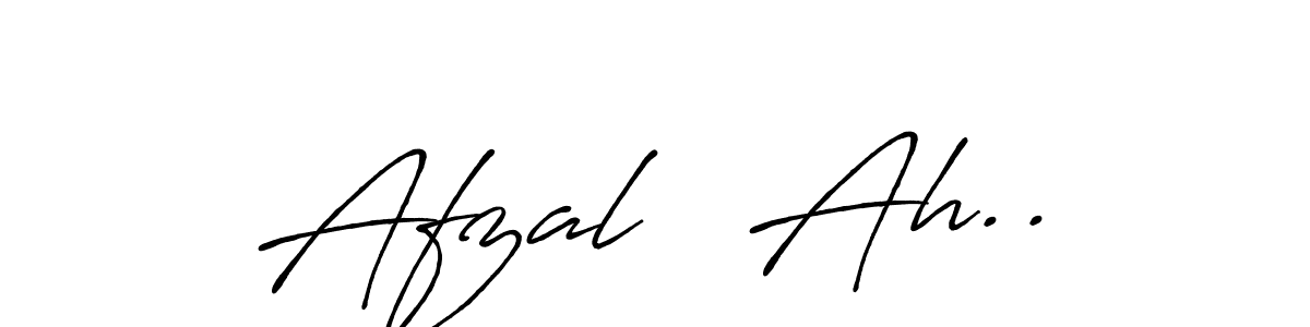 How to make Afzal   Ah.. signature? Antro_Vectra_Bolder is a professional autograph style. Create handwritten signature for Afzal   Ah.. name. Afzal   Ah.. signature style 7 images and pictures png