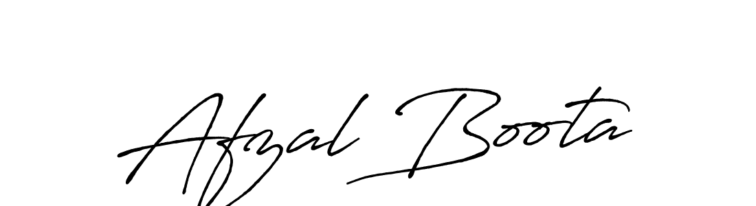 Create a beautiful signature design for name Afzal Boota. With this signature (Antro_Vectra_Bolder) fonts, you can make a handwritten signature for free. Afzal Boota signature style 7 images and pictures png