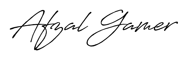 Master the art of signing with Afzal Gamer written in fluent Antro_Vectra_Bolder script. A great template to practice and refine your handwriting. Afzal Gamer signature style 7 images and pictures png