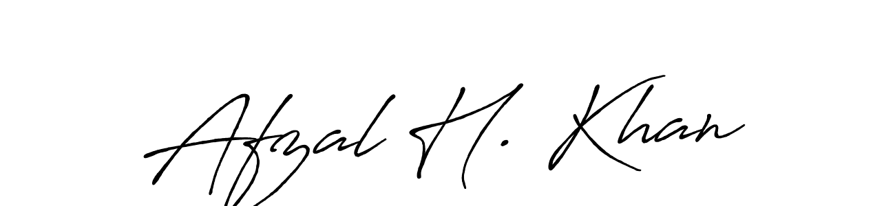 Make a beautiful signature design for name Afzal H. Khan. Use this online signature maker to create a handwritten signature for free. Afzal H. Khan signature style 7 images and pictures png