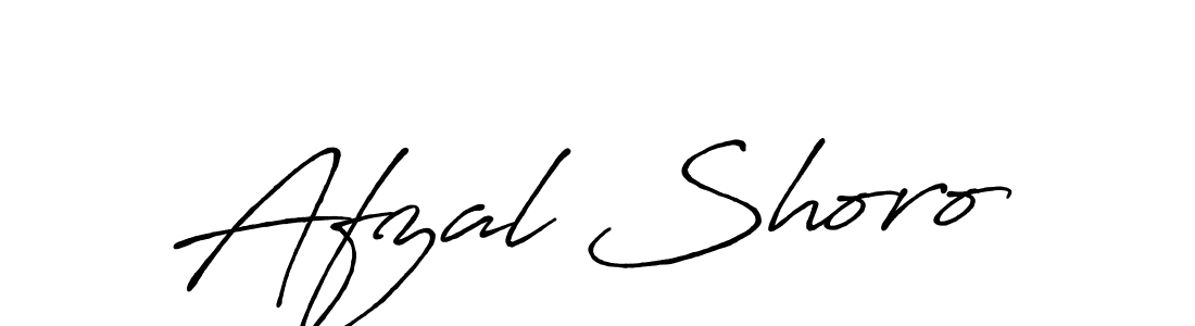 Use a signature maker to create a handwritten signature online. With this signature software, you can design (Antro_Vectra_Bolder) your own signature for name Afzal Shoro. Afzal Shoro signature style 7 images and pictures png
