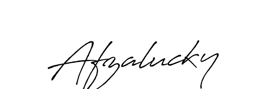 Design your own signature with our free online signature maker. With this signature software, you can create a handwritten (Antro_Vectra_Bolder) signature for name Afzalucky. Afzalucky signature style 7 images and pictures png