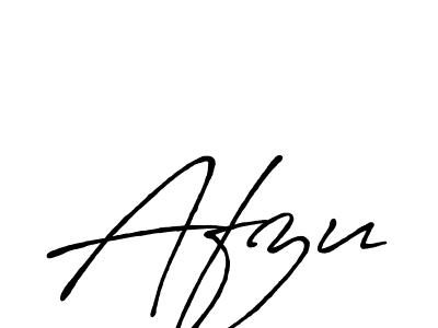 Design your own signature with our free online signature maker. With this signature software, you can create a handwritten (Antro_Vectra_Bolder) signature for name Afzu. Afzu signature style 7 images and pictures png