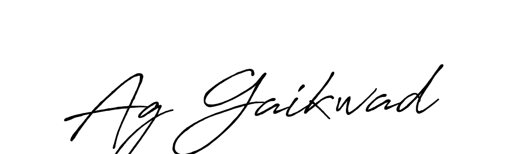 Similarly Antro_Vectra_Bolder is the best handwritten signature design. Signature creator online .You can use it as an online autograph creator for name Ag Gaikwad. Ag Gaikwad signature style 7 images and pictures png