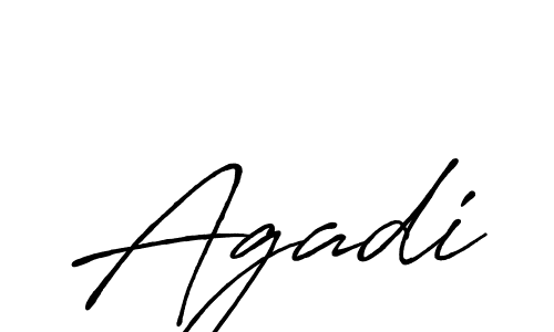 It looks lik you need a new signature style for name Agadi. Design unique handwritten (Antro_Vectra_Bolder) signature with our free signature maker in just a few clicks. Agadi signature style 7 images and pictures png