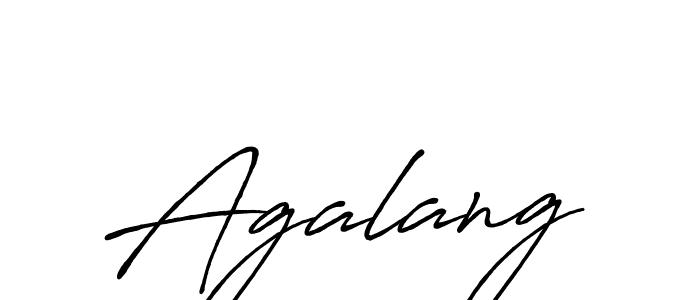 Make a beautiful signature design for name Agalang. Use this online signature maker to create a handwritten signature for free. Agalang signature style 7 images and pictures png