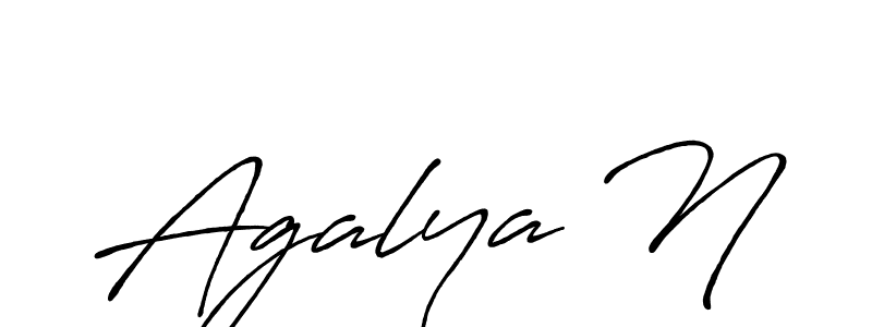 Once you've used our free online signature maker to create your best signature Antro_Vectra_Bolder style, it's time to enjoy all of the benefits that Agalya N name signing documents. Agalya N signature style 7 images and pictures png