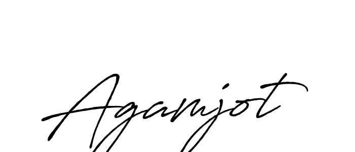 Make a beautiful signature design for name Agamjot. Use this online signature maker to create a handwritten signature for free. Agamjot signature style 7 images and pictures png