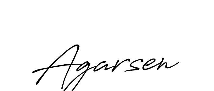 You can use this online signature creator to create a handwritten signature for the name Agarsen. This is the best online autograph maker. Agarsen signature style 7 images and pictures png