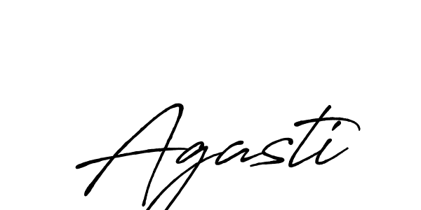 Agasti stylish signature style. Best Handwritten Sign (Antro_Vectra_Bolder) for my name. Handwritten Signature Collection Ideas for my name Agasti. Agasti signature style 7 images and pictures png