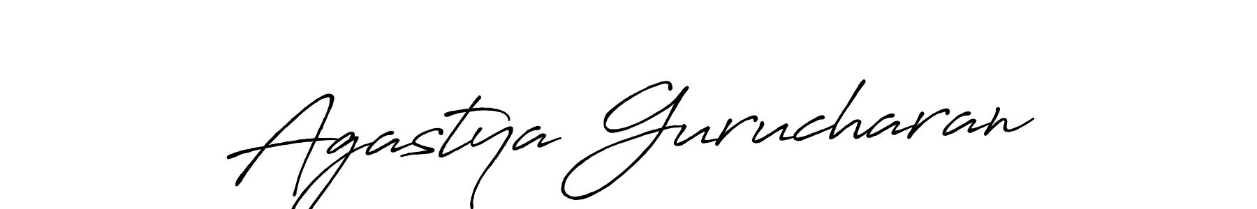 You should practise on your own different ways (Antro_Vectra_Bolder) to write your name (Agastya Gurucharan) in signature. don't let someone else do it for you. Agastya Gurucharan signature style 7 images and pictures png