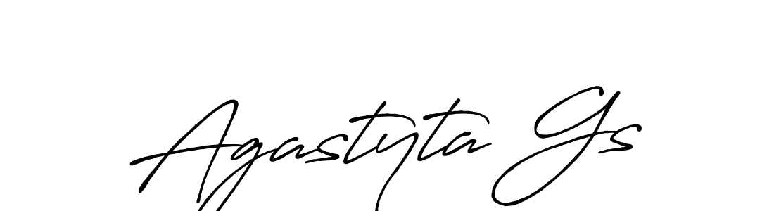 Also You can easily find your signature by using the search form. We will create Agastyta Gs name handwritten signature images for you free of cost using Antro_Vectra_Bolder sign style. Agastyta Gs signature style 7 images and pictures png
