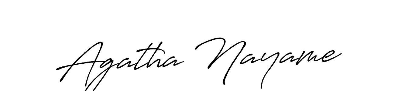 Similarly Antro_Vectra_Bolder is the best handwritten signature design. Signature creator online .You can use it as an online autograph creator for name Agatha Nayame. Agatha Nayame signature style 7 images and pictures png