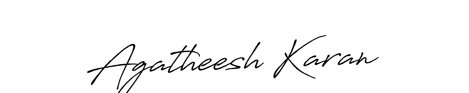 Also You can easily find your signature by using the search form. We will create Agatheesh Karan name handwritten signature images for you free of cost using Antro_Vectra_Bolder sign style. Agatheesh Karan signature style 7 images and pictures png