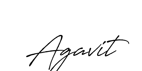 Design your own signature with our free online signature maker. With this signature software, you can create a handwritten (Antro_Vectra_Bolder) signature for name Agavit. Agavit signature style 7 images and pictures png